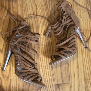 Forever 21 Woman's Lace Up Heels - NWOB